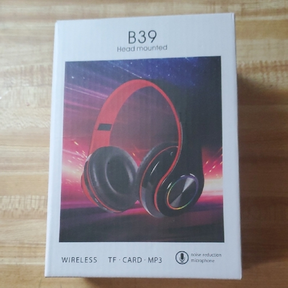 B39 Wireless Headset PINK/WHITE